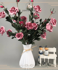 Bình hoa phong cách Bắc Âu - chất liệu từ nhựa cao cấp