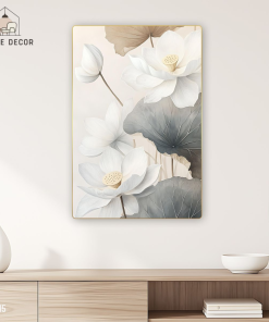 Tranh canvas hoa sen